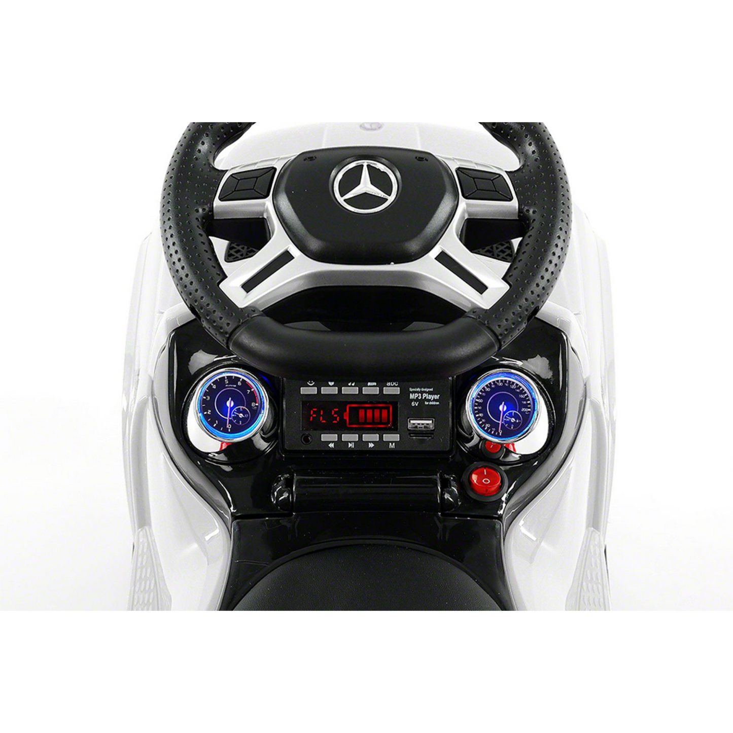 Mercedes GL63 Kids Ride On Push Car in White