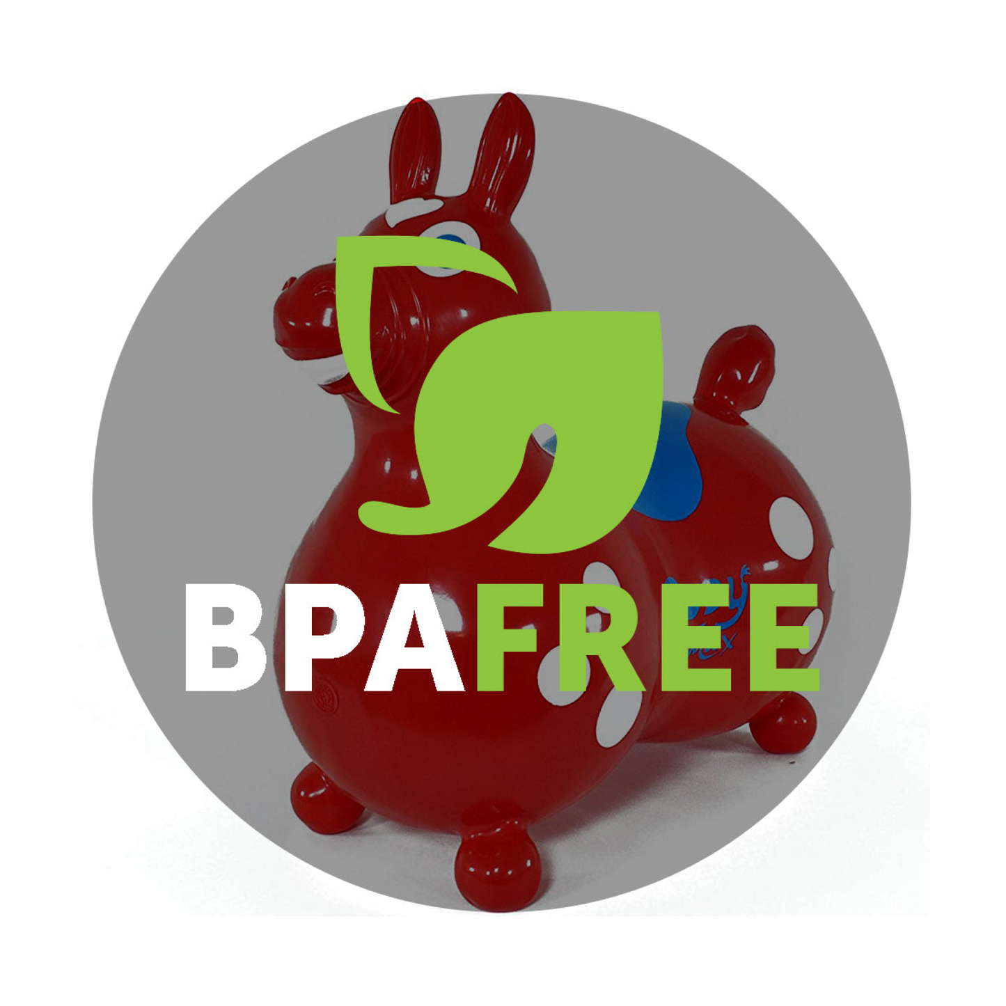 Gymnic Rody Bounce Horse Max in Red