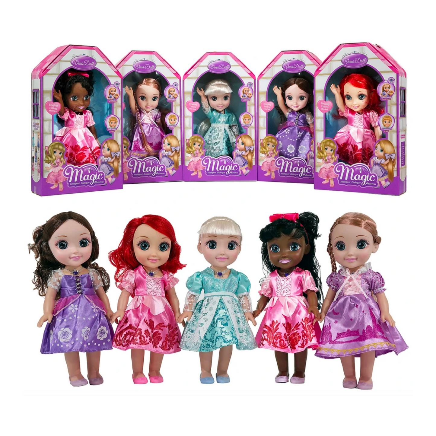 Interactive Doll for Girls - Sings & Talks and Shares Stories | Red
