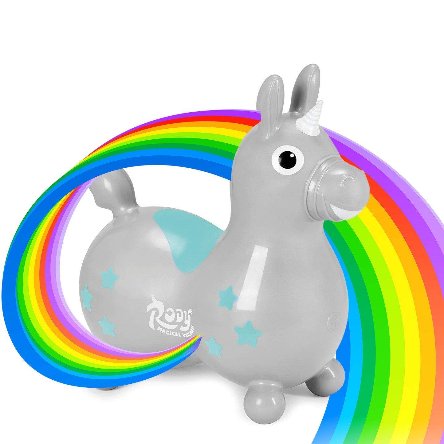 Gymnic Rody Bouncy Unicorn in Gray