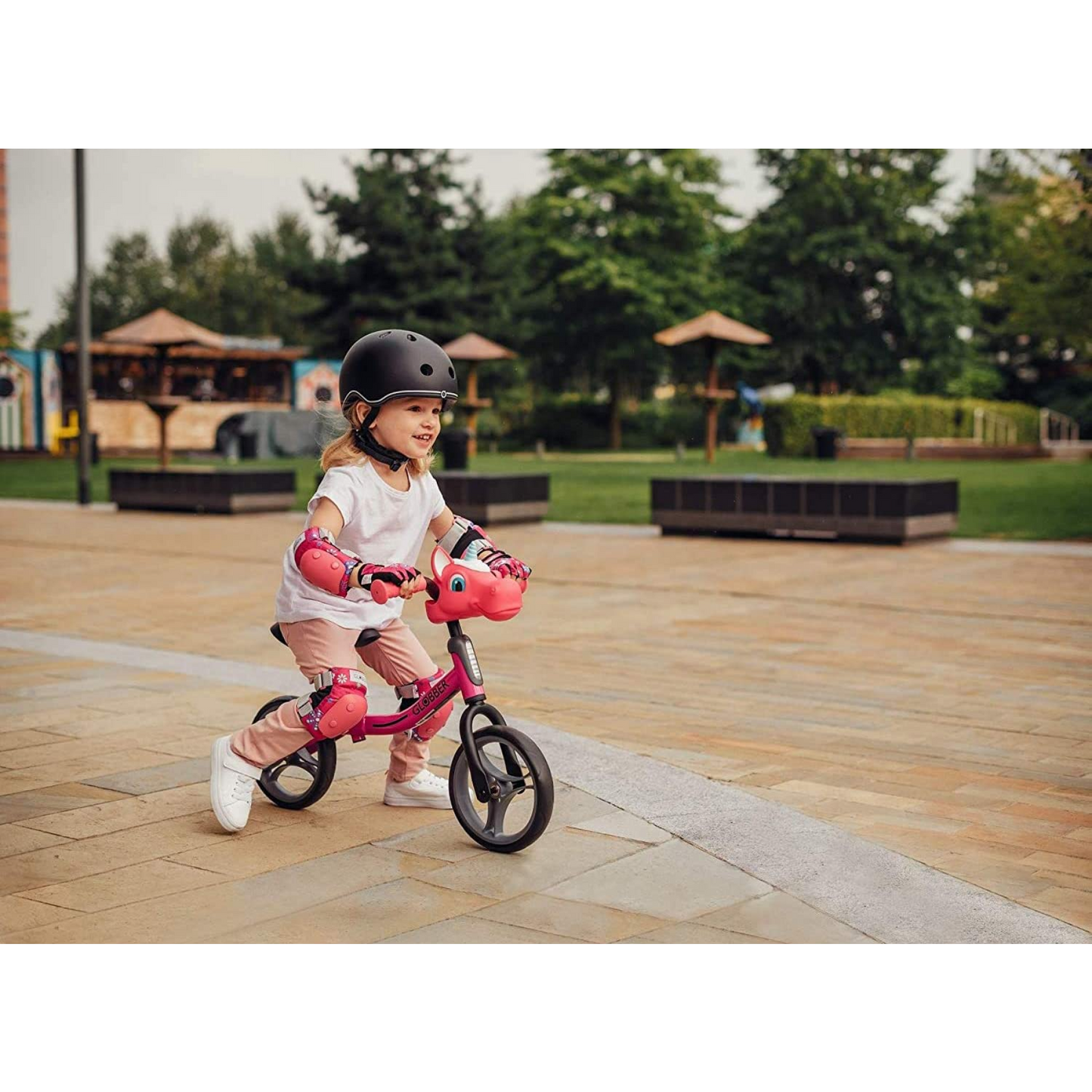 Balance Bike For Toddlers in Neon Pink