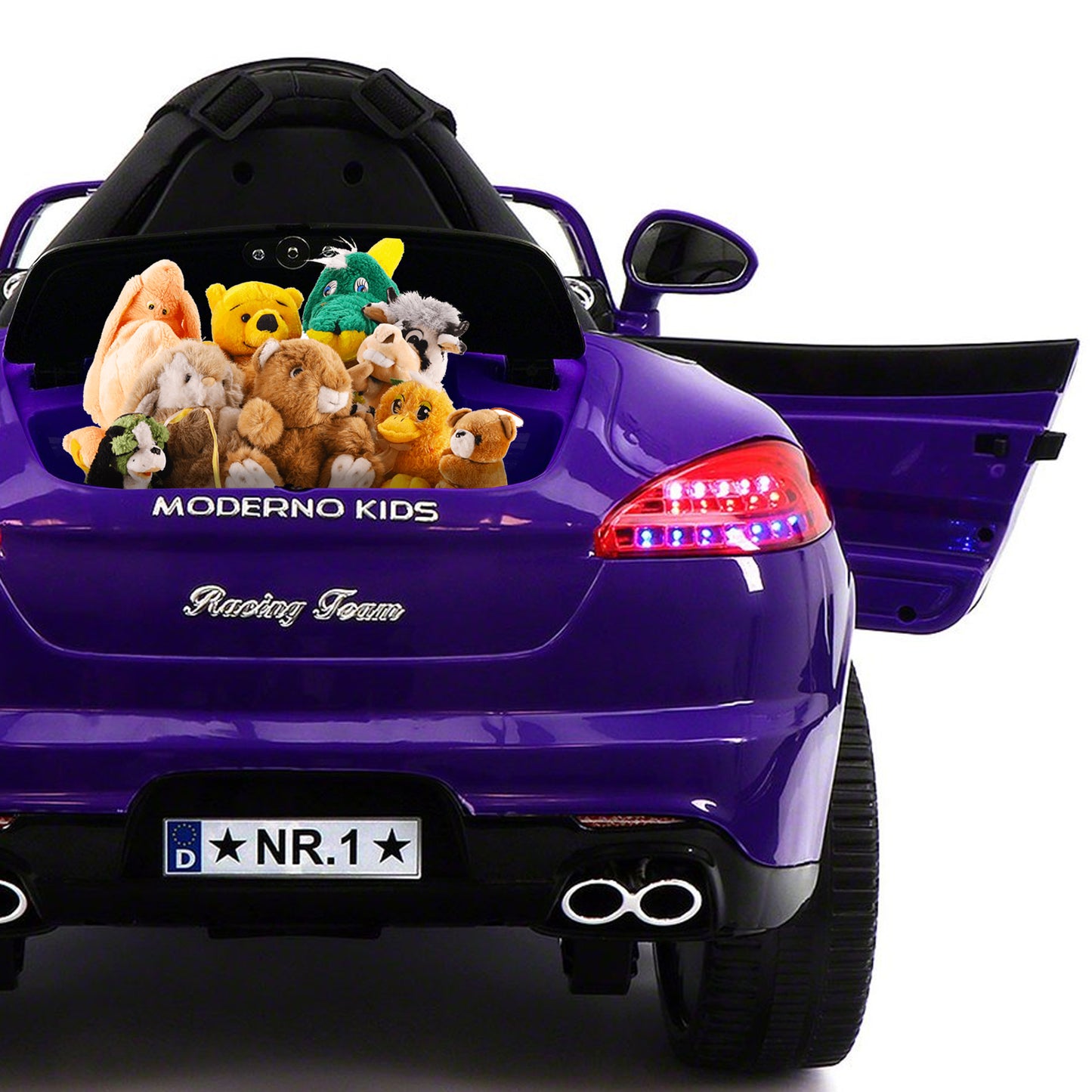 12V Kids Ride On Car with Remote Control, Dining Table, Lights, AUX - Jay Goodys