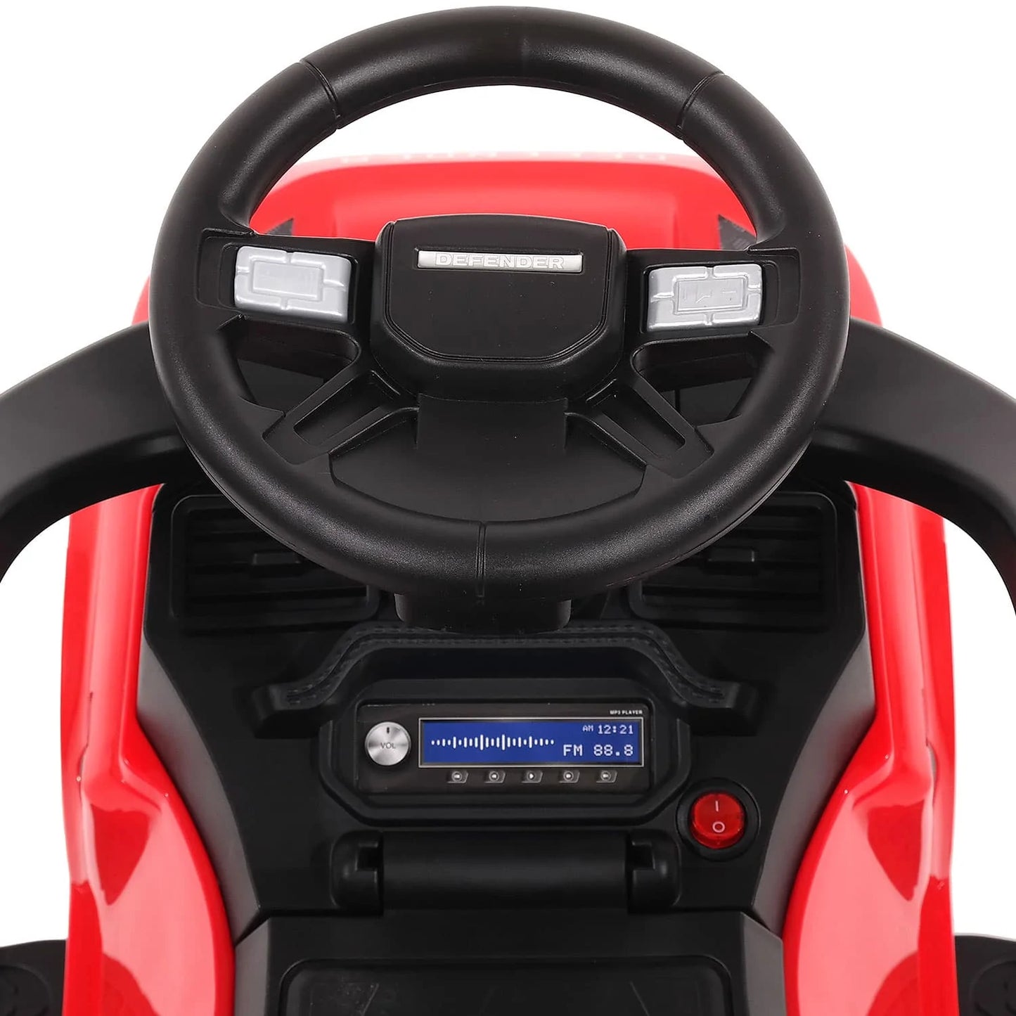 Kids Push Car By Range Rover in Red