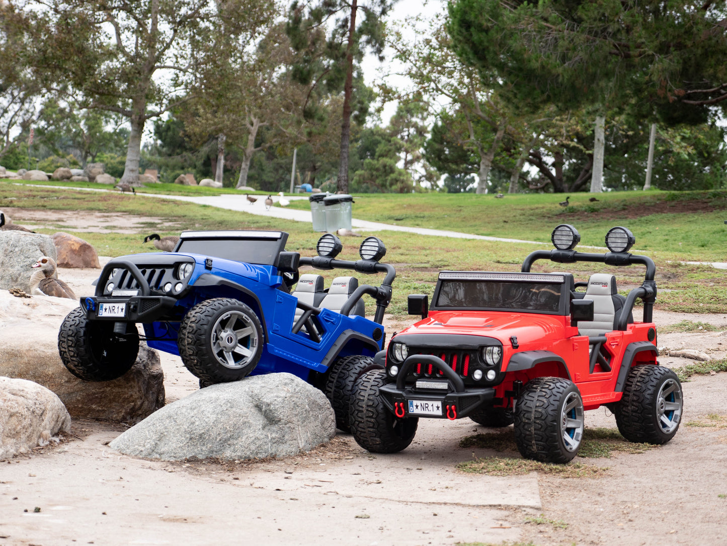 2020 Two (2) Seater Ride On Kids Car Truck w/ Remote, Large 12V Battery, Rubber Tires - Jay Goodys