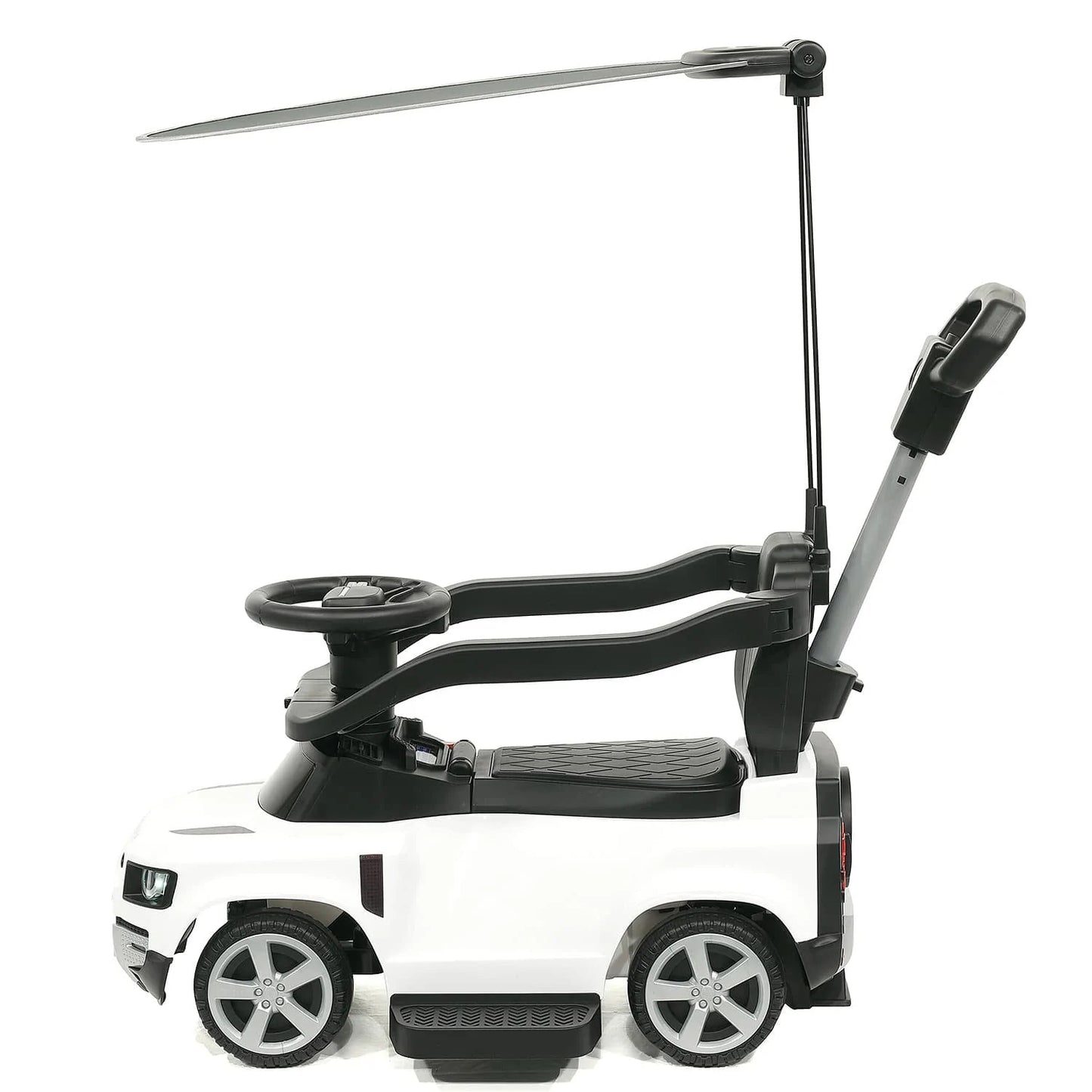 Kids Push Car By Range Rover in White