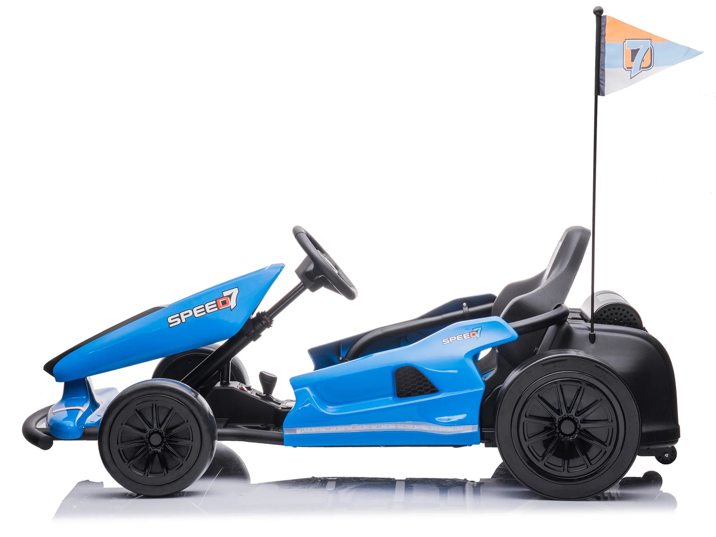 Kids 3.0 Electric 24V Go-Kart with DRIFT Function in Blue