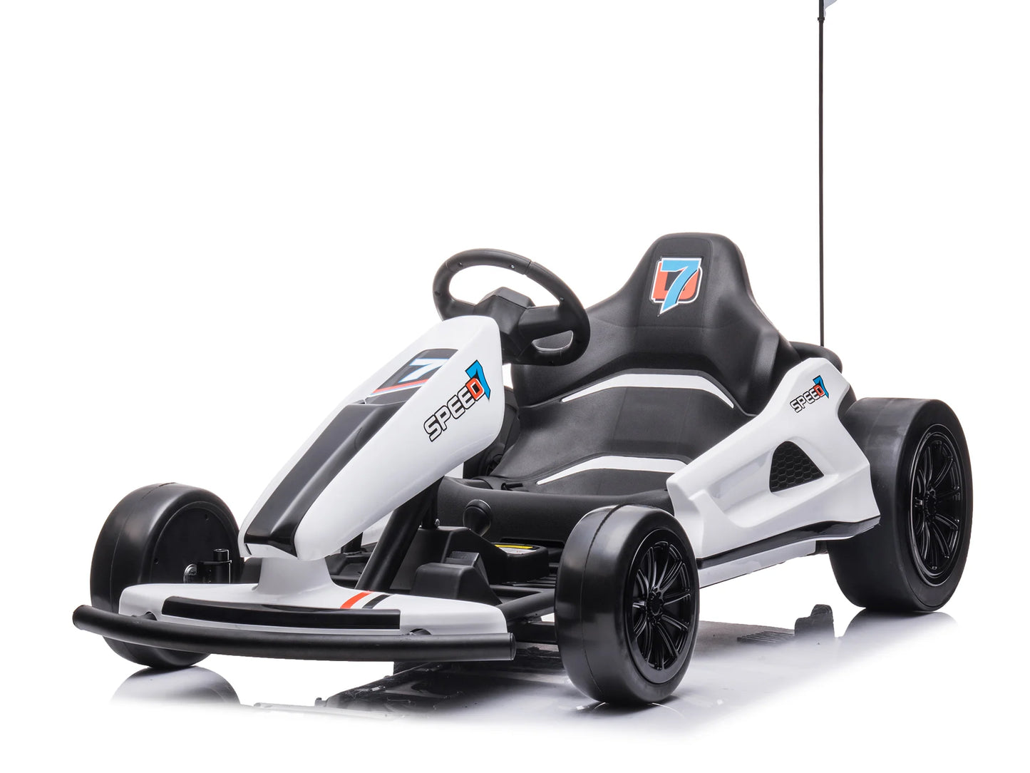 Kids 3.0 Electric 24V Go-Kart with DRIFT Function in White