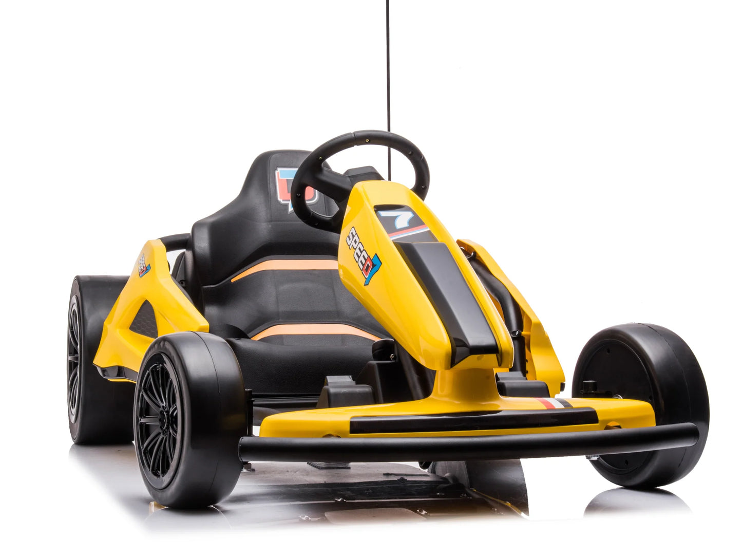 Kids 3.0 Electric 24V Go-Kart with DRIFT Function in Yellow