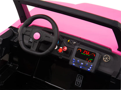 UTV Ride On Kids Buggy In Pink