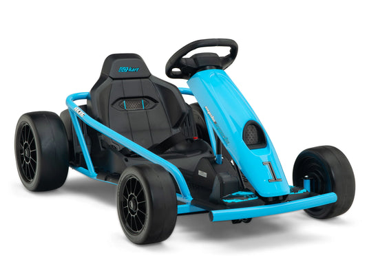 24V Kids Electric Go-Kart with DRIFT Function in Blue