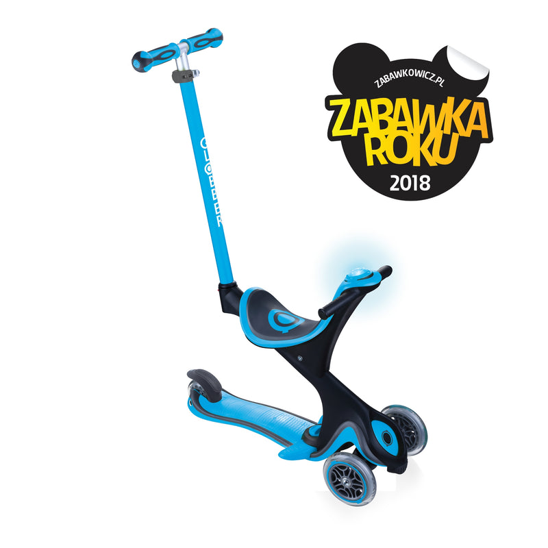 Kids Scooter Comfort Play 4-In-1 in Sky Blue