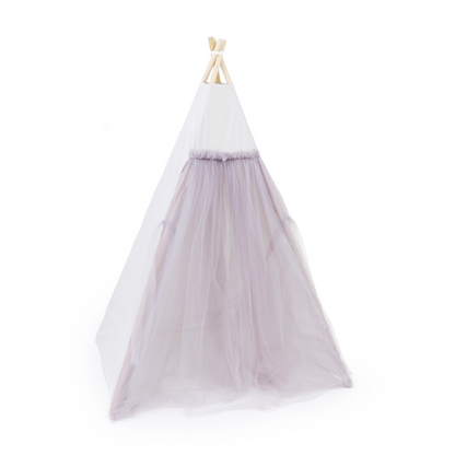 The Gray Tulle Play Tent