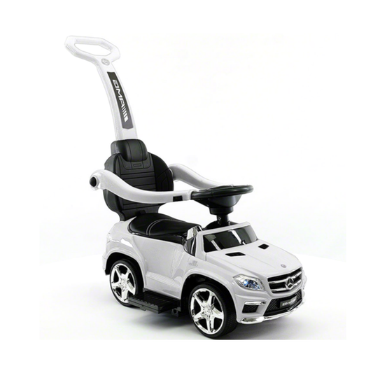Mercedes GL63 Kids Ride On Push Car in White