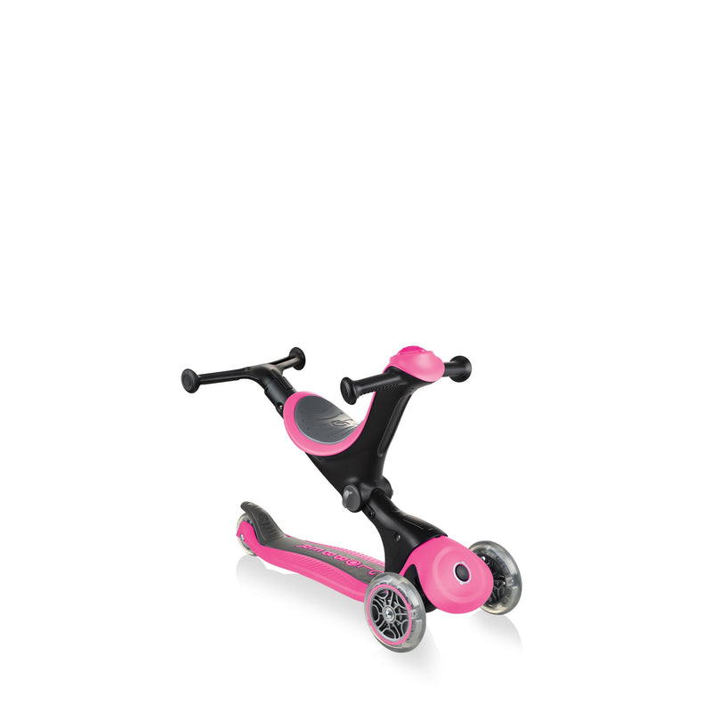 Kids Scooter Deluxe 4-In-1 in Pink