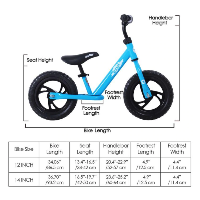 Roadster Kids Balance Bike - Blue