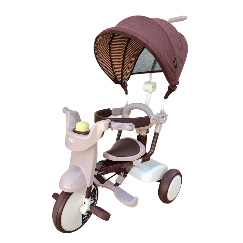 3-in-1 Folding Tricycle in White