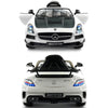 Mercedes Benz SLS AMG RC Ride On Car with Rubber Tires,Built in LCD TV, Lights, Leather Seat - Jay Goodys