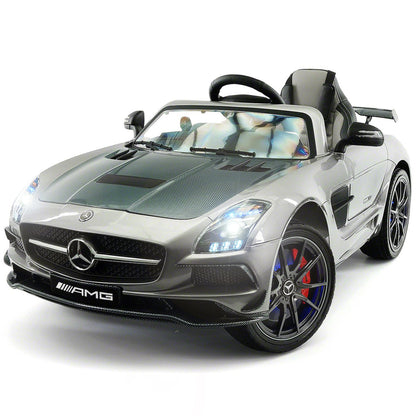 Mercedes Benz SLS Kids Ride On Car Silver