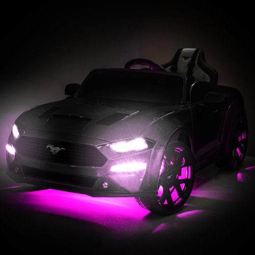 Ford Mustang 24V Kids Electric Ride On Car In Black