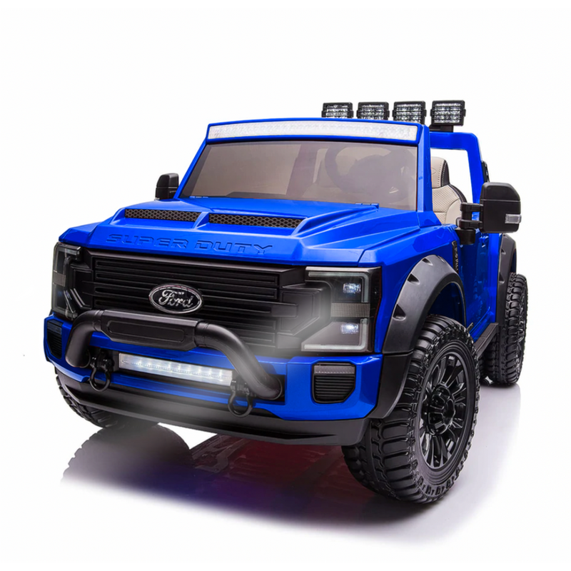 Ford F450 24V Two Seater Kids Electric Vehicle Truck In Blue