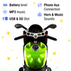 Kids Motorcycle 12V Ride On In Green